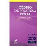 Código de Processo Penal - 3ª Edição 2018