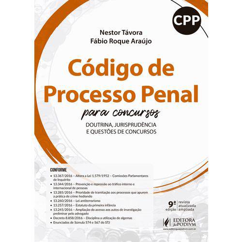 Código de Processo Penal para Concursos (2018)