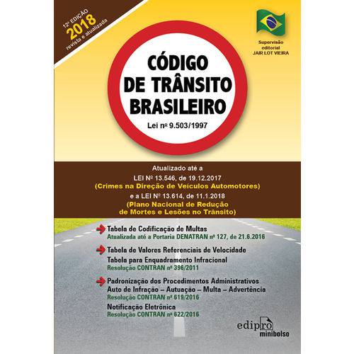 Código de Trânsito Brasileiro - 12ª Edição (2018)