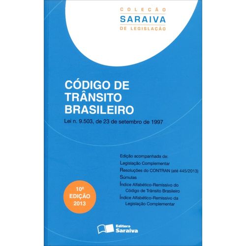 Codigo de Transito Brasileiro - 10 Ed