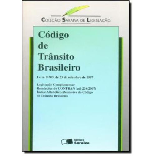 Codigo de Transito Brasileiro 8ª Edicao