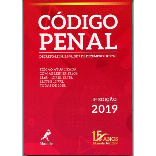 Código Penal - 4ª Edição (2019)