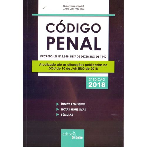 Codigo Penal - Mini - 02ed/18
