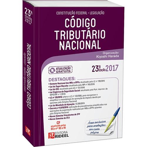 Código Tributário Nacional - 23ª Ed.