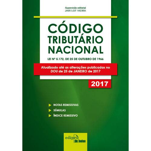 Codigo Tributario Nacional Mini - Edipro