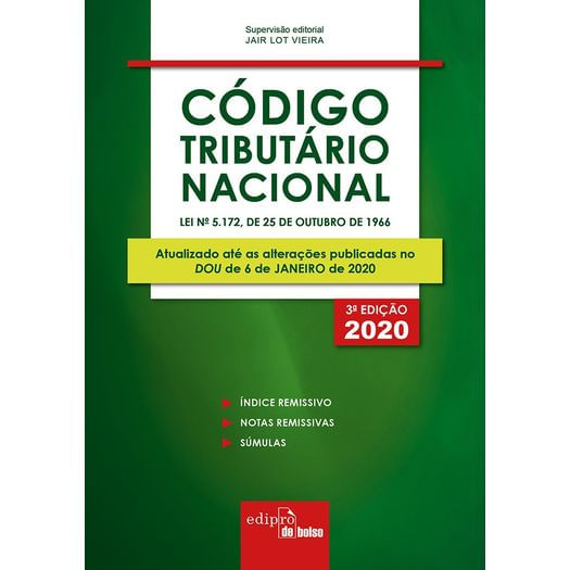 Codigo Tributario Nacional Mini - Edipro