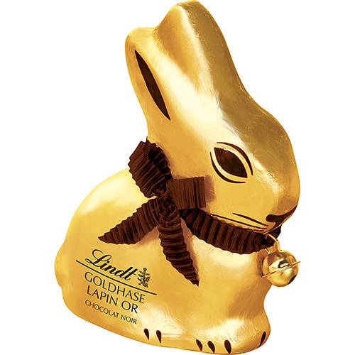 Tudo sobre 'Coelho de Chocolate Suíço Golden Rabbit Dark 100g - Lindt'