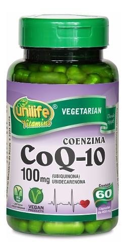 Coenzima Co Q10 Ubiquinona Unilife 2 X 60 Cápsulas