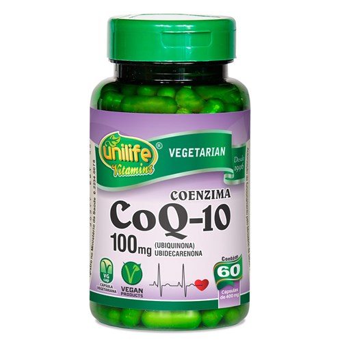 Coenzima Q10 (100Mg) 60 Cápsulas Vegetarianas - Unilife Unilife