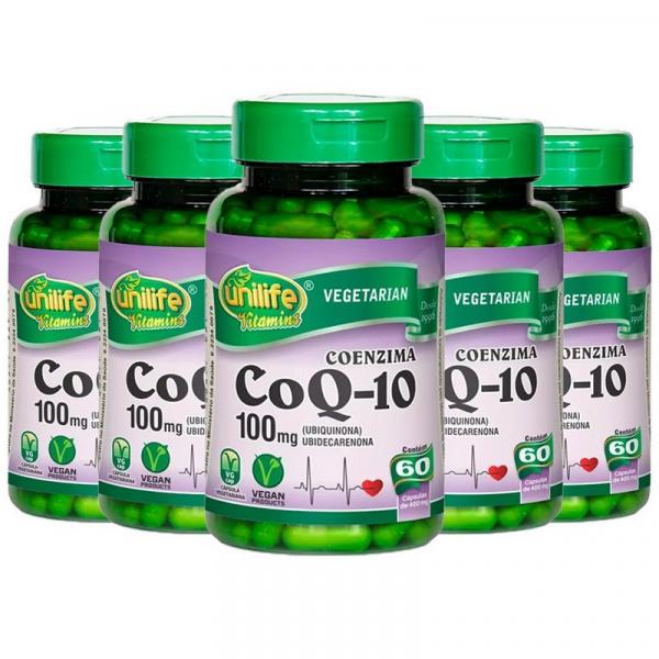 Coenzima Q10 - 5x 60 Cápsulas - Unilife
