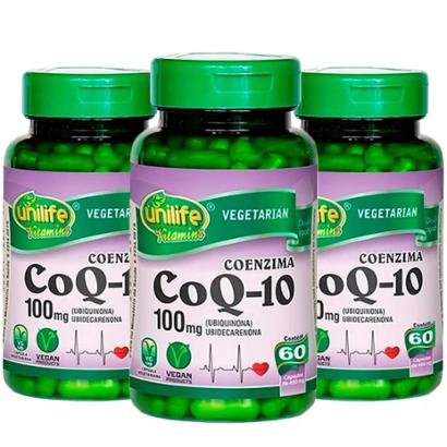 Coenzima Q10 - 3x 60 Cápsulas - Unilife