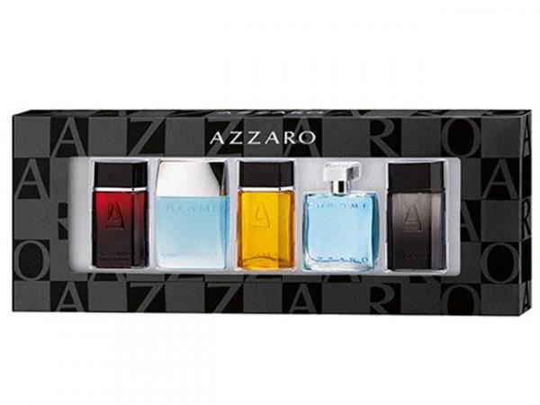 Coffret de Miniaturas Azzaro Perfume Masculino - 5 Unidades com 7ml Cada