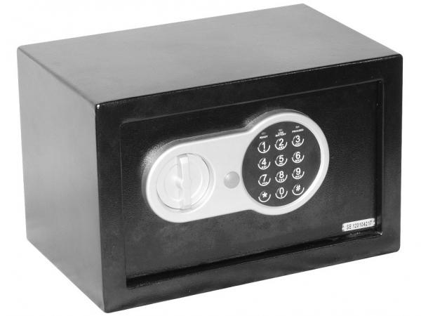Cofre Eletrônico Pequeno em Aço com Chave - Safewell Burglary Safe 20 ET
