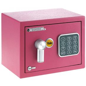 Cofre Eletrônico Safe Compact Yale Mini Pink Yale