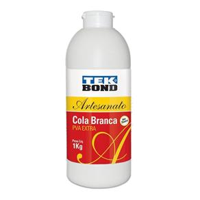 Cola Branca Tek Bond - Artesanato PVA Extra 1kg