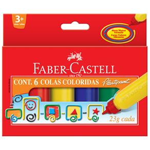 Cola Colorida Faber Castell HT170106 - 6 Cores