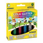 Cola com Glitter Acrilex 6 Cores 2923 03955