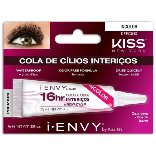 Cola para Cílios I-Envy By Kiss Ny Longa Duração 16h (KPEG04S)