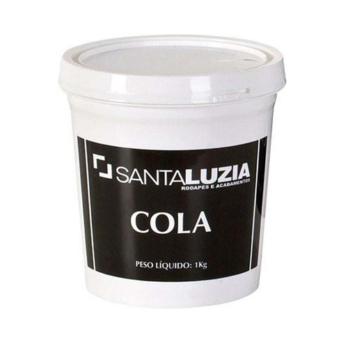 Cola para Rodapé Pote 1 Kilo Santa Luzia Santa Luzia
