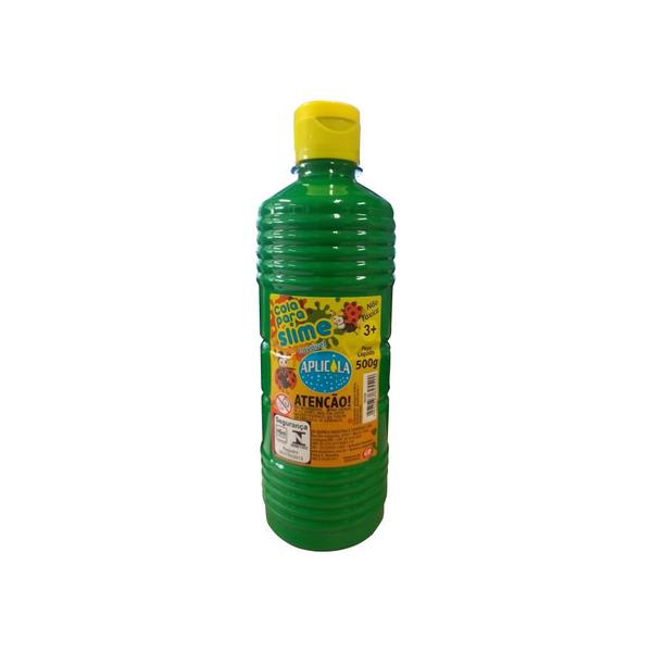 Cola para Slime 500g Verde Aplicola