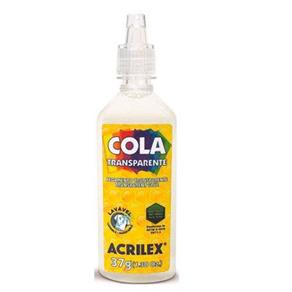 Cola Transparente Acrilex 37g com 6 Unidades