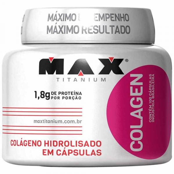 Colagen 500 - 100 Cápsulas - Max Titanium