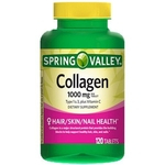 Colágeno 1,000 mg + Vitamina C Spring Valley 120 Tablets Importado