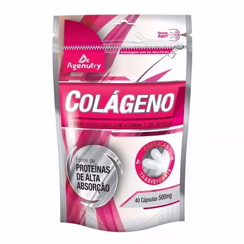 Colageno 40 Caps 500mg Agenutry - Katiguá