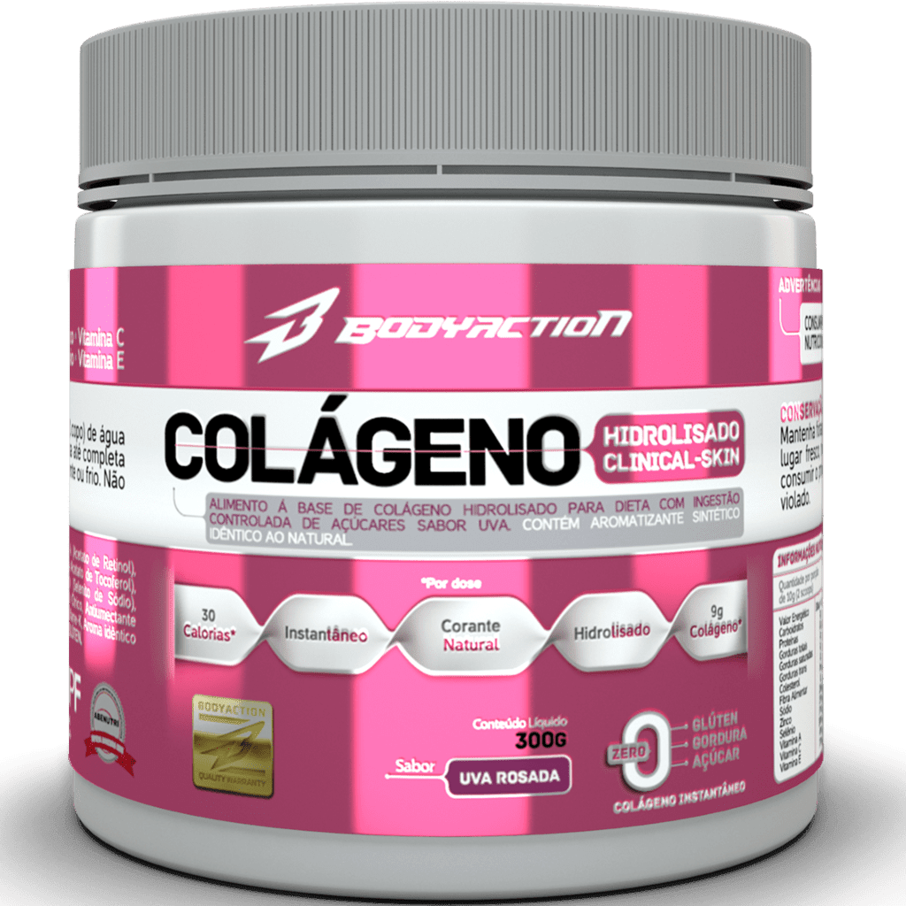 Colageno Clinical Skin 300G Uva Body Action