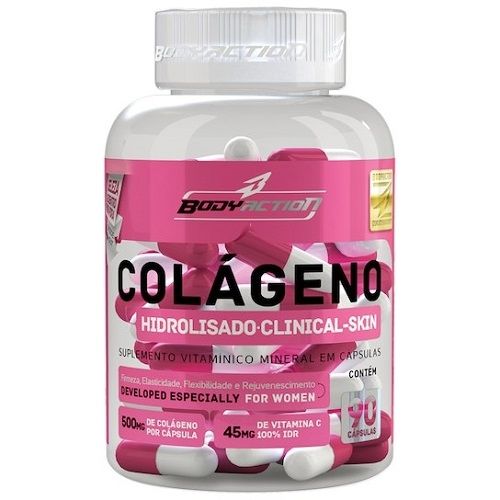 Colágeno Clinical Skin (90caps) - Body Action