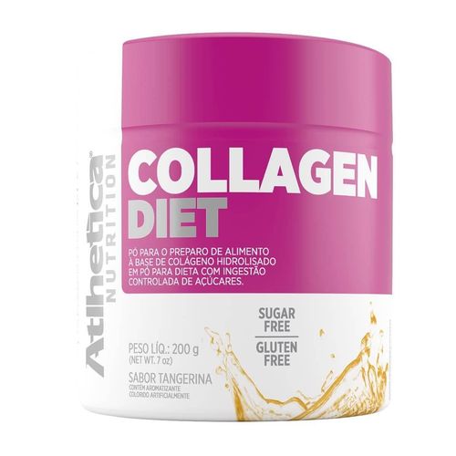 Colágeno - Collagen Diet - 200g - Atlhetica Nutrition - Tangerina