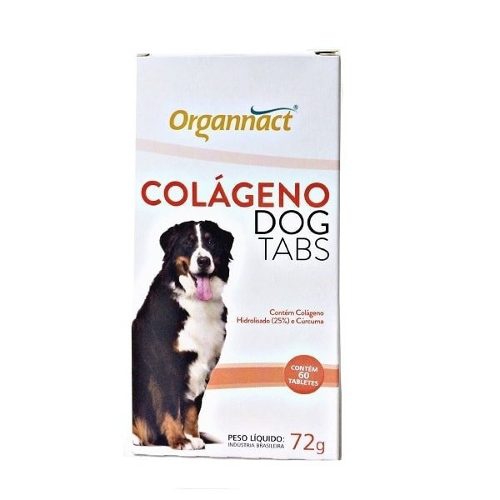 Colageno Dog Tabs 72g (60 Tabs) - Organnact