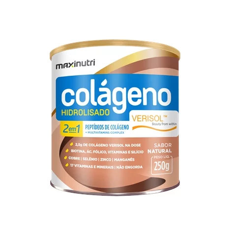 Colágeno 2 em 1 Verisol 250G Maxinutri