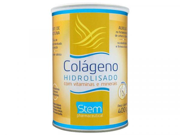 Tudo sobre 'Colágeno em Pó + Minerais (ZN SE CR) 400g - Baunilha - Stem Pharmaceutical'