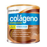 Colágeno Hidrolis 2 em 1 - 250 gramas - Maxinutri Cappuccino