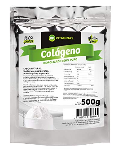 Colageno Hidrolisado 100% Puro - 500Gr