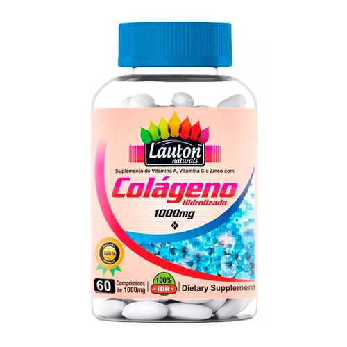 Colágeno Hidrolisado 1000mg - 60 Comprimidos - Lauton