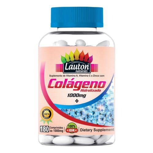 Colágeno Hidrolisado 180 Tabletes - Lauton Nutrition