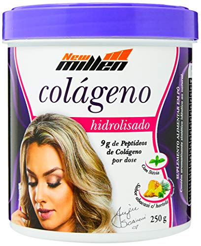Colágeno Hidrolisado - 250g Abacaxi C/Hortelã - New Millen, New Millen