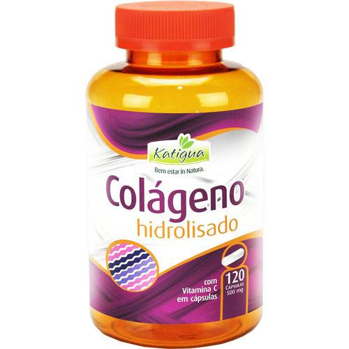 Colágeno Hidrolisado com Vitamina C 120 Cápsulas - Katigua