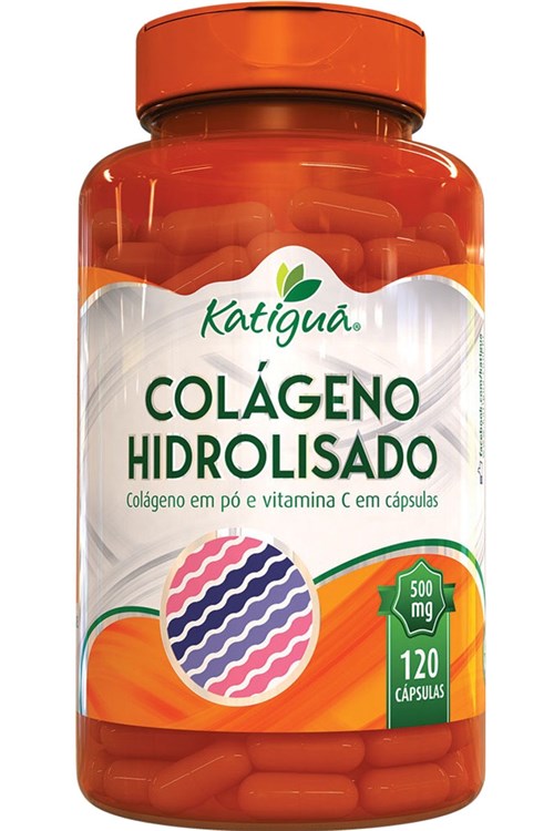 Colágeno Hidrolisado com Vitamina C 120 Cápsulas Katigua