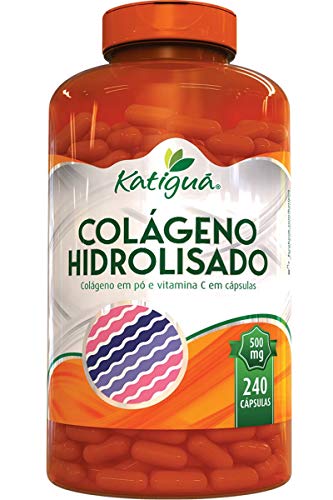 Colágeno Hidrolisado com Vitamina C 240 Cápsulas Katigua