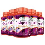 Colágeno Hidrolisado com Vitamina C - 5 un de 60 Cápsulas - Katigua