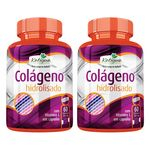 Colágeno Hidrolisado com Vitamina C - 2 un de 60 Cápsulas - Katigua