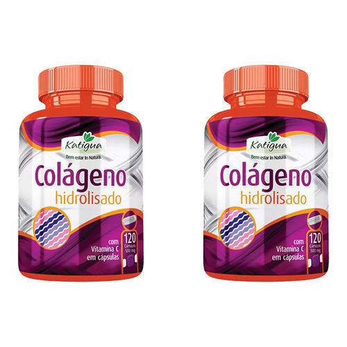 Colágeno Hidrolisado com Vitamina C - 2x 120 Cápsulas
