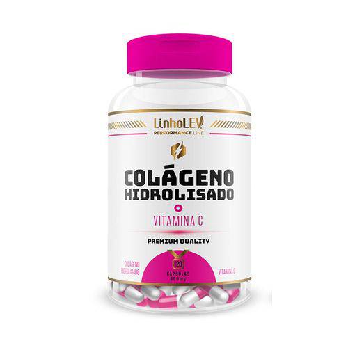 Colágeno Hidrolisado e Vitamina C 600mg 120 Cápsulas