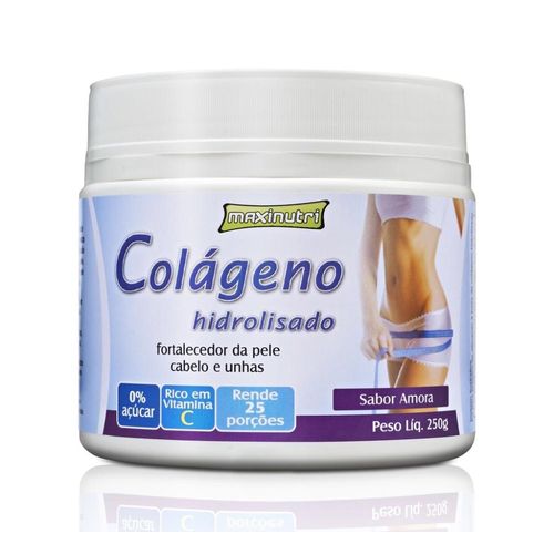 Colageno Hidrolisado 2 em 1 Amora 250grs (maxinutri)