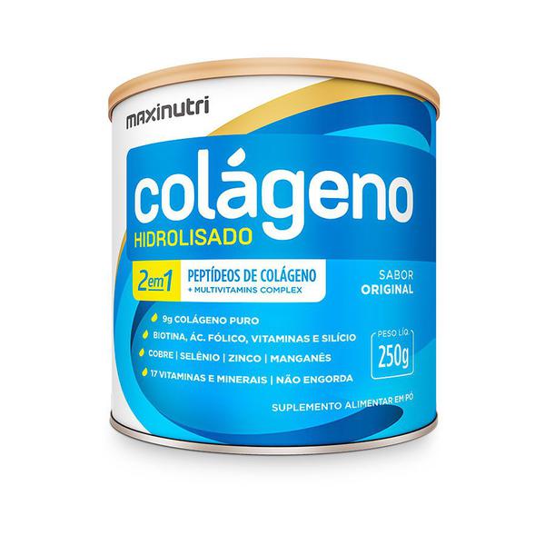 Colágeno Hidrolisado 2 em 1 Original - 30 Sachês de 10g - Maxinutri
