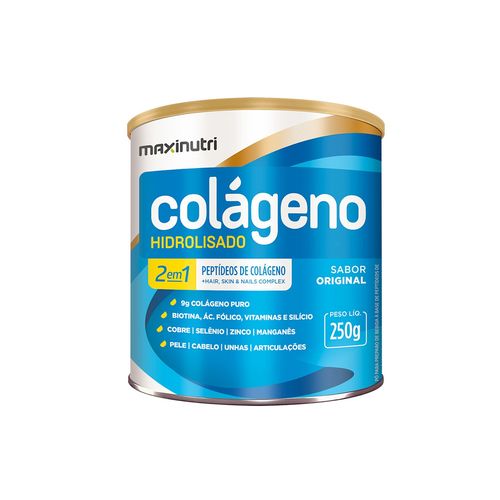 Colágeno Hidrolisado 2 em 1 Sabor Original 250g - Maxinutri