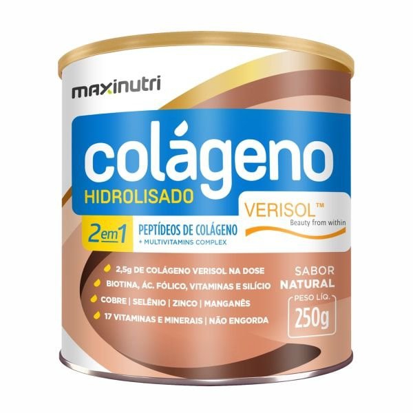 Colágeno Hidrolisado 2 em 1 Verisol - 250g - Maxinutri